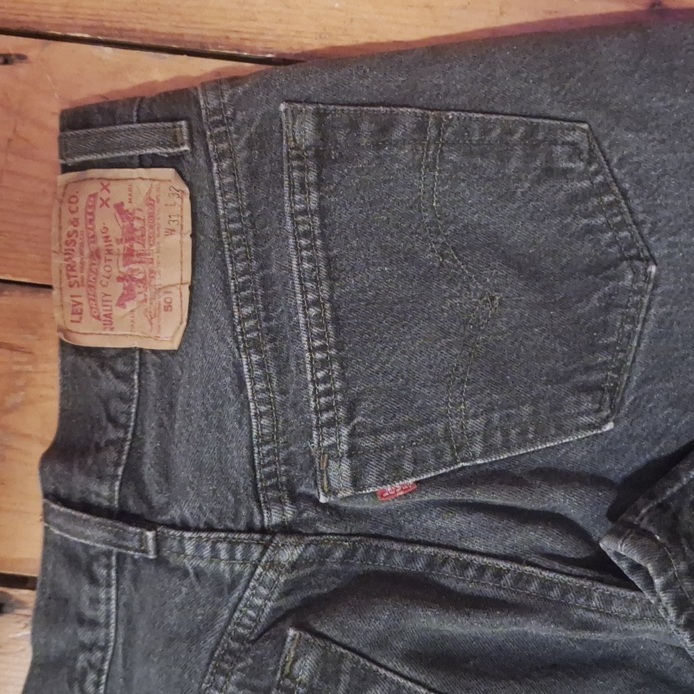 Vintage Black Levi's Buttonfly - image 3